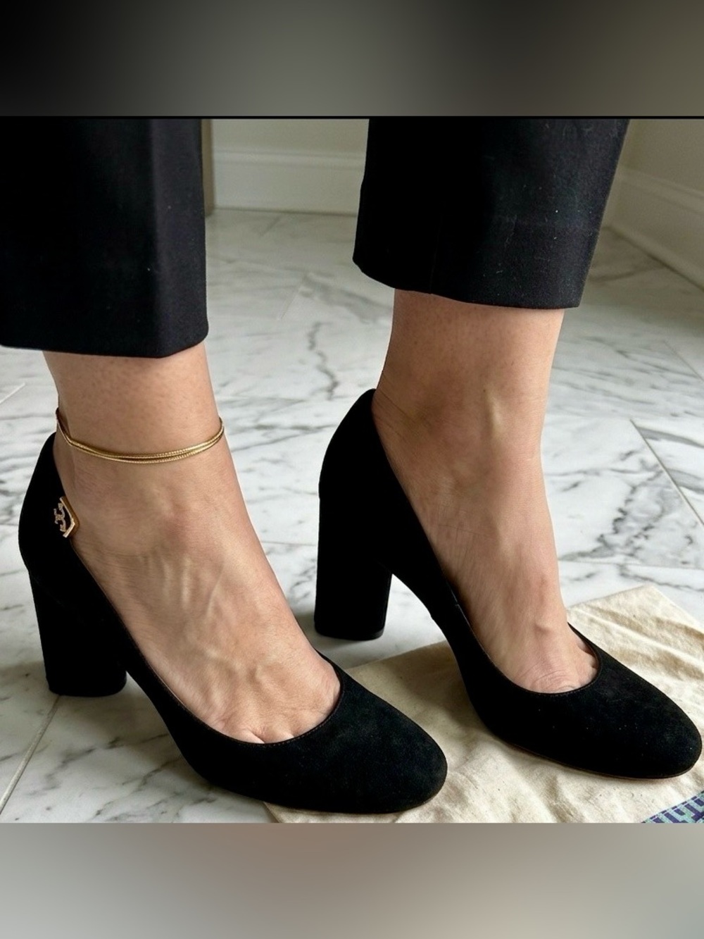 Tory Burch Elizabeth heels/pumps black size 9